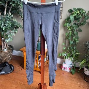 Lululemon Dark Grey running leggings, Size 8